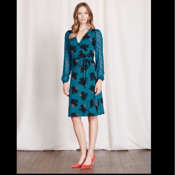 boden jersey wrap dress